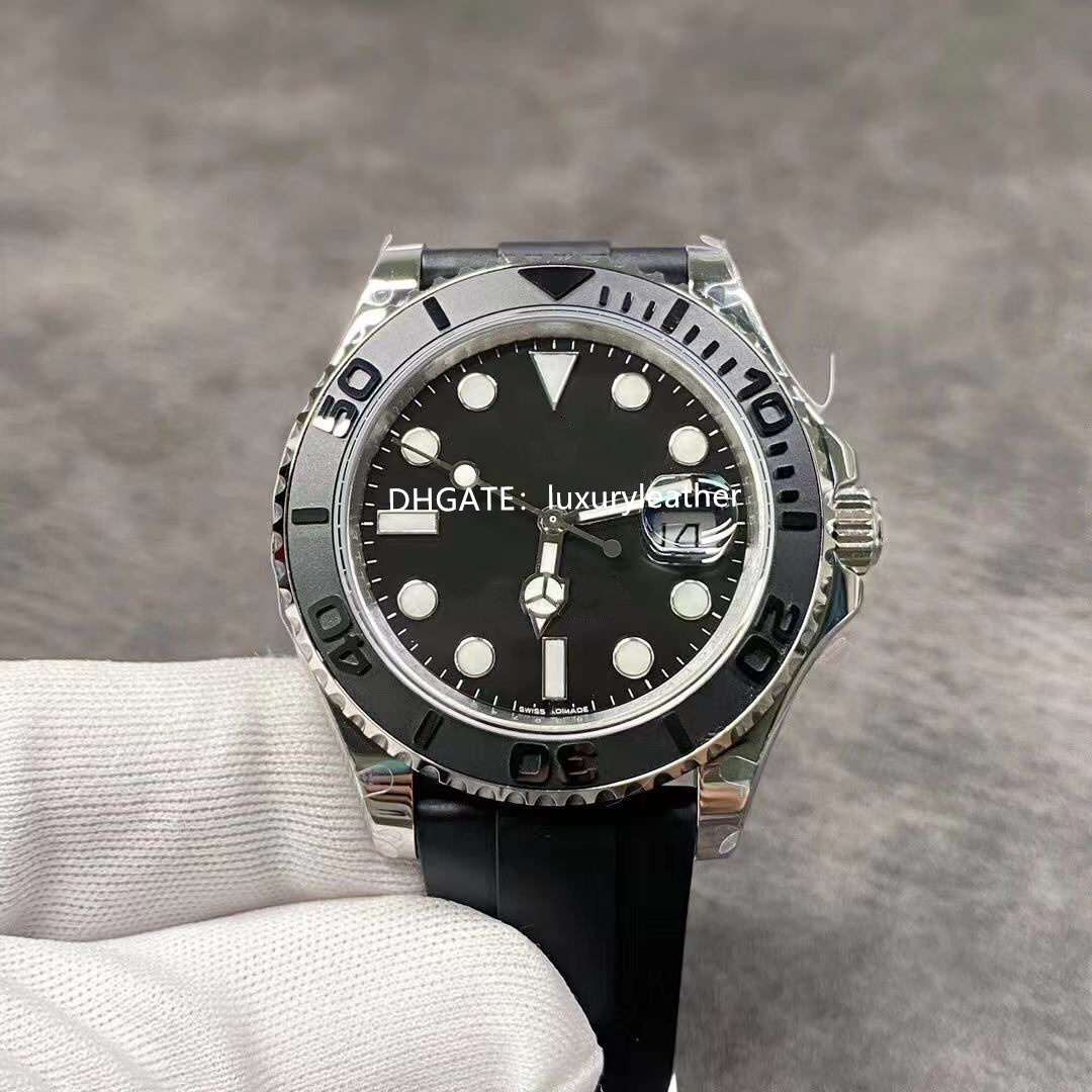 

N the factory Men's watch Automatic mechanical Cal.3135 movement Size 42 mm Two-way rotation border Rubber strap Sapphire glass, Extra freight
