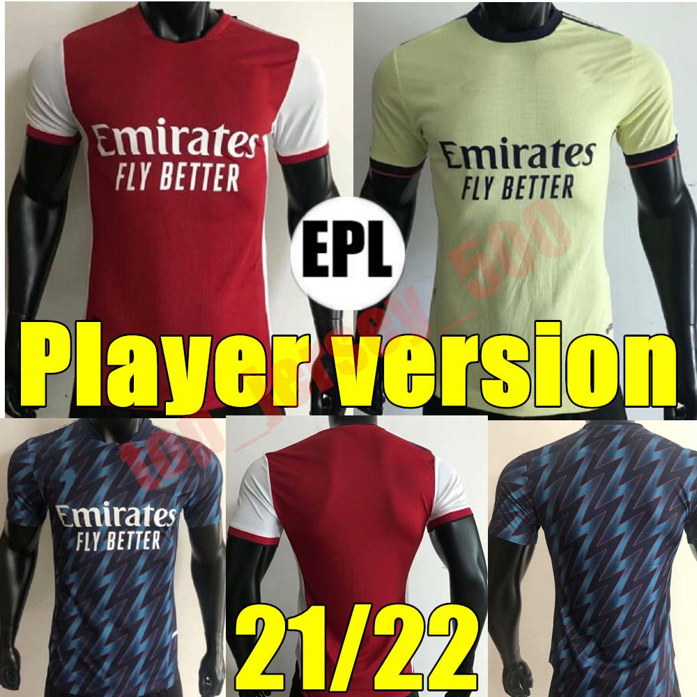 

ARSENA Men 21 22 Player version FC soccer jersey ODEGAARD SAKA NICOLAS TIERNEY HENRY WILLIAN ARSENA MAITLAND-NILES 2021 2022 football shirts, Home