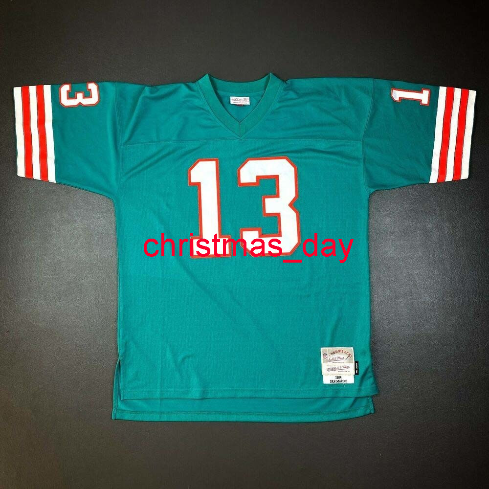 

100% Stitched Dan Marino Mitchell Ness 1984 Jersey Men Women Youth XS-6XL Add Any Name Number, Green