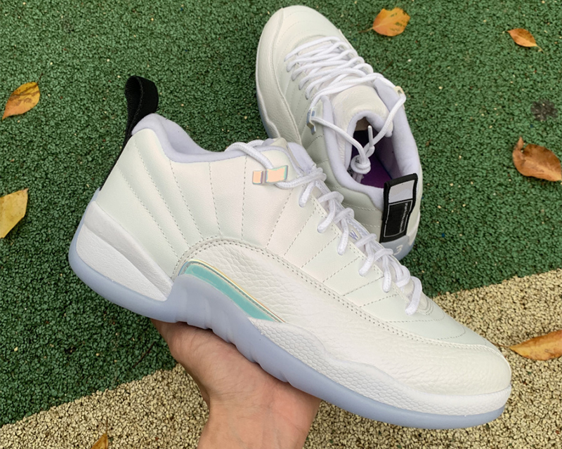 

Authentic Jumpman 12 12s Low "Easter" Basketball Designer Shoes Multi Color White Luxurys Designers Sneakers size 7-13 Ship With Box, #1