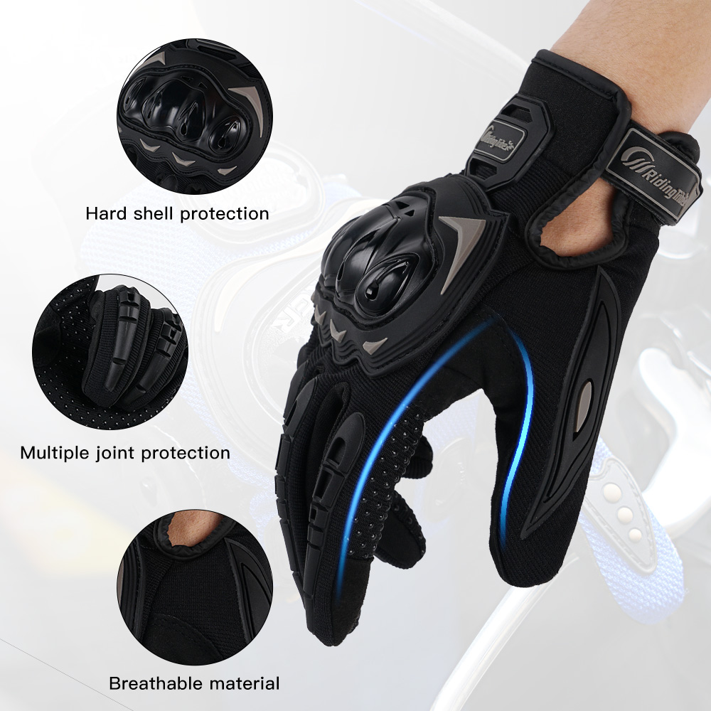 

Motorcycle Glove Moto PVC Touch Screen Breathable Powered Motorbike Racing Riding Bicycle Protective Gloves Summerg