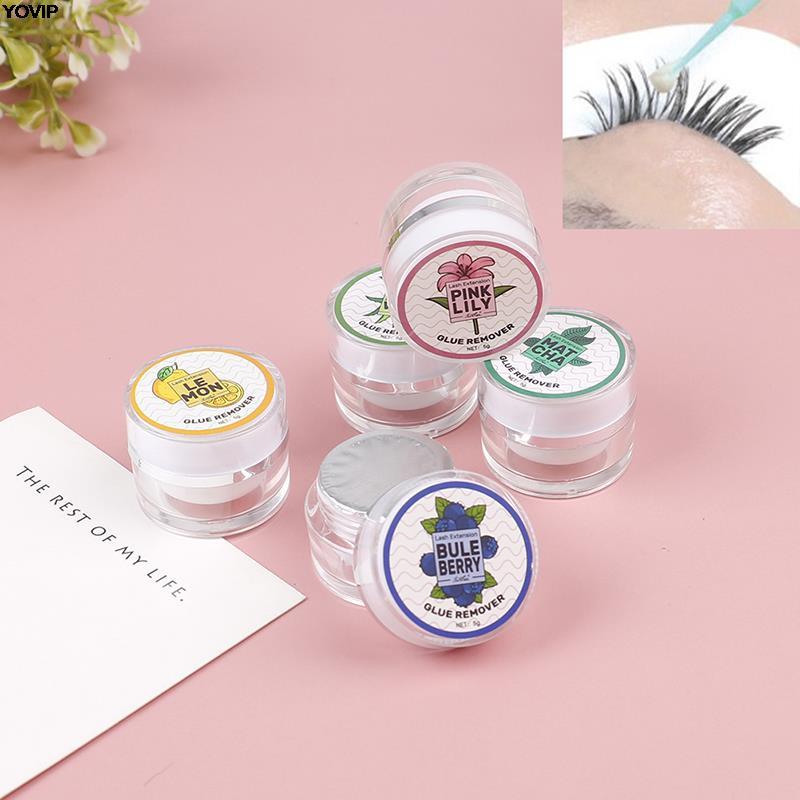 

False Eyelashes 1PC Eyelash Glue 5g Fruit Flavour Extension Remover Cream For Lashes Makeup Tools