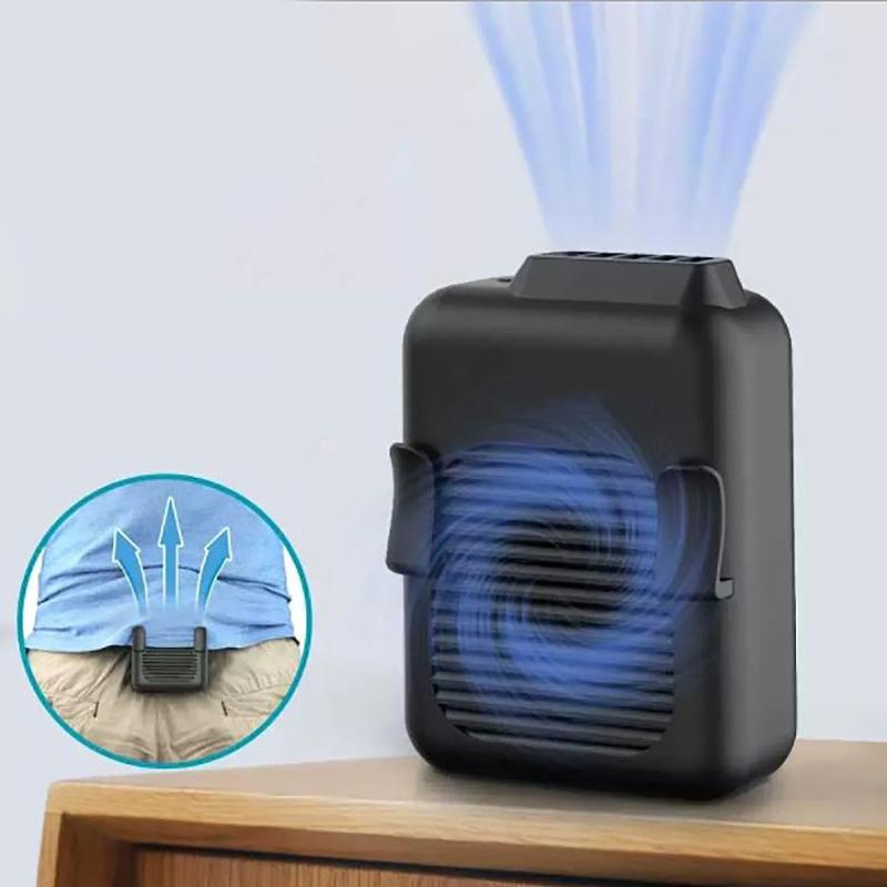 

Electric Fans Waist Hanging Fan, USB Charging Mini Fan Portable Neck Mobile 4000MAh Small