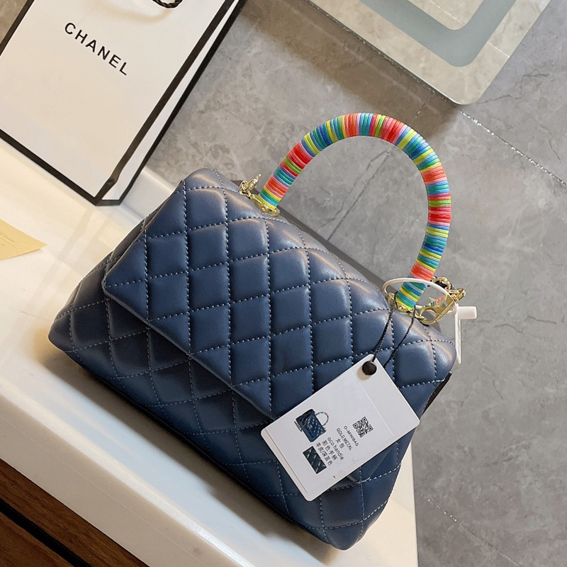 

Trendy Desingers Women's Classic C Flap Bags Selzburg HASS Caviarskin Sheepskin Hardware Matelasse Chain Lambskin Purses Rainbow Co Han