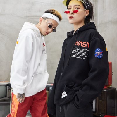 

NASA joint men's sweater original round neck loose hooded couple national tide spring hooded sweater coat pullover hoodie Ypf368, Mix order please tell me