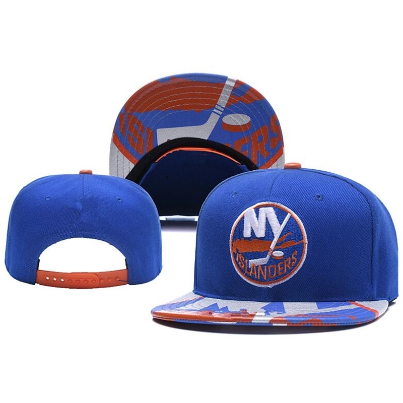 

New Caps New York Islanders Hockey Snapback Hats Blue Color Cap Team Hats Mix Match Order All Caps Top Quality Hat