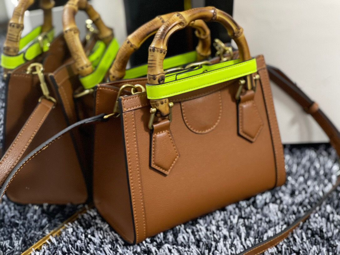 

Design handbag Diana premium cowhide slub bag large capacity one-shoulder cross-slung mini size square bags women fashion all match