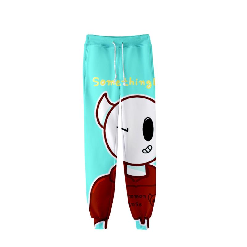 

Men's Pants SomeThingElseyt Merch Cute Cool Jogger 3D Jogging Sports Mid Full Length Trousers Pencil, Black