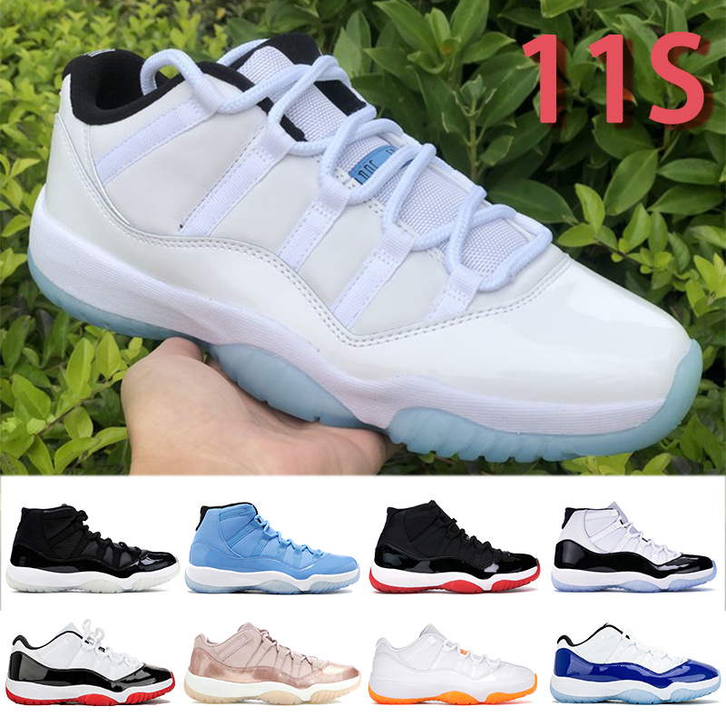 

Newest 11 11s basketball shoes 25th Anniversary low white bred legend blue citrus pantone cap and gown Men Womens sneakers US 5.5-13, Bubble wrap packaging