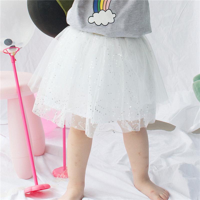 

Skirts EnkeliBB Girls Sequins White Tutus Kids Lovely Ball Gown Skirt Toddler Princess Style Baby Girl Summer Velle Mini, Blue