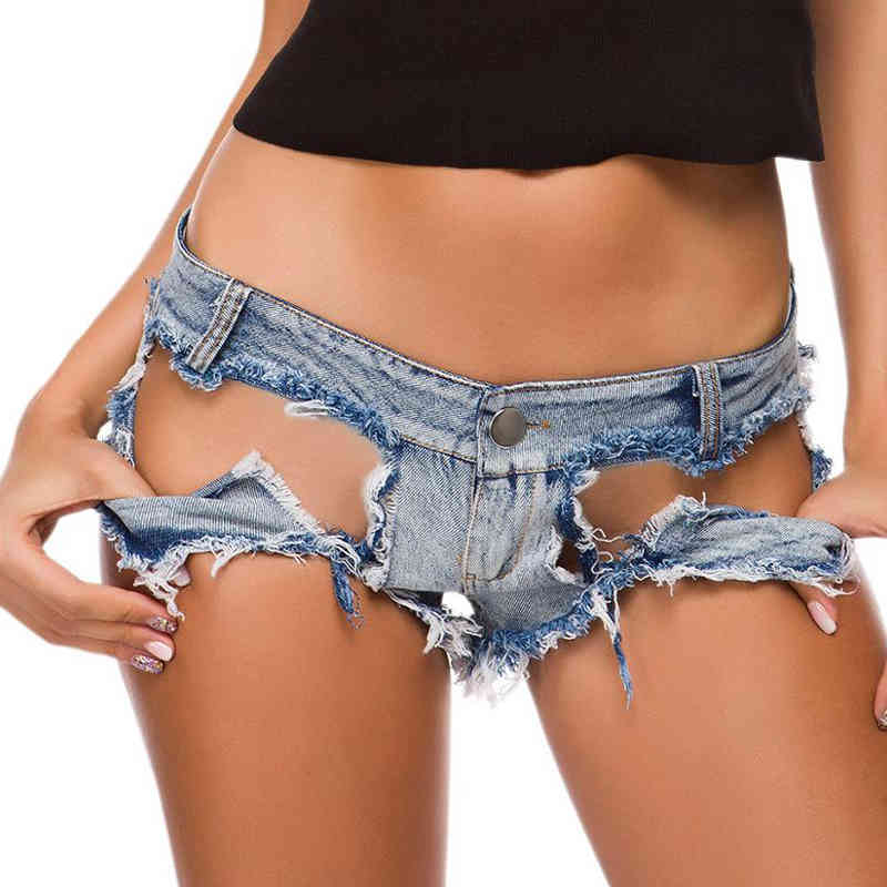 

Fashion Shorts Jean Women High Street Mini Shorts Ladies Summer Sexy High Waist Ripped Hollow Shorts High Street Club Jeans X0320, Packaging bags