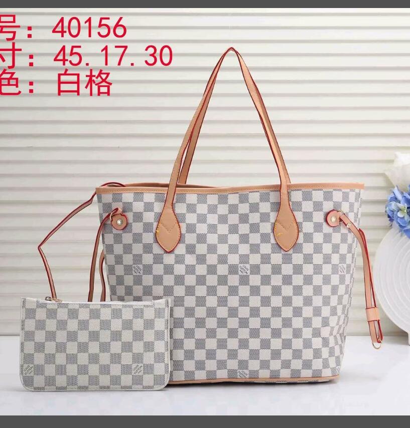 

LVLouisBagVittonshopping tote bags Women handbags Fashion shoulder bag high quality 2pcs/set