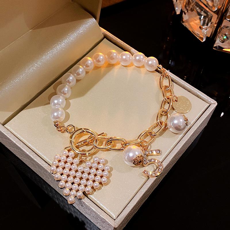 

Beaded, Strands Women Pearls Bracelets No.5 Camllia Jewelry