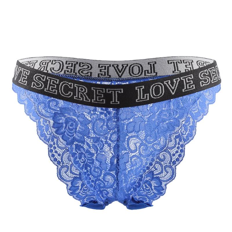 

Women's Panties Sexy Briefs Letter Female Underwear Retro Lace Traceless Panty Beautiful Flowers Seamless Underpants, Black;pink