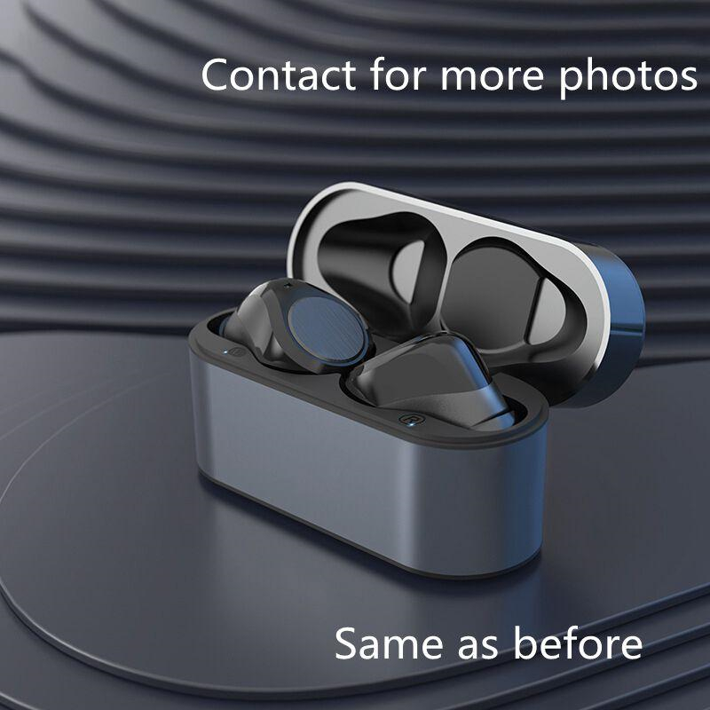 

Wireless Charging Earphones Earbuds Chip Transparency Metal Rename GPS Bluetooth Earphone Headphones Generation In-Ear Detection For Cell Phone White, Black-b-u-d s pro