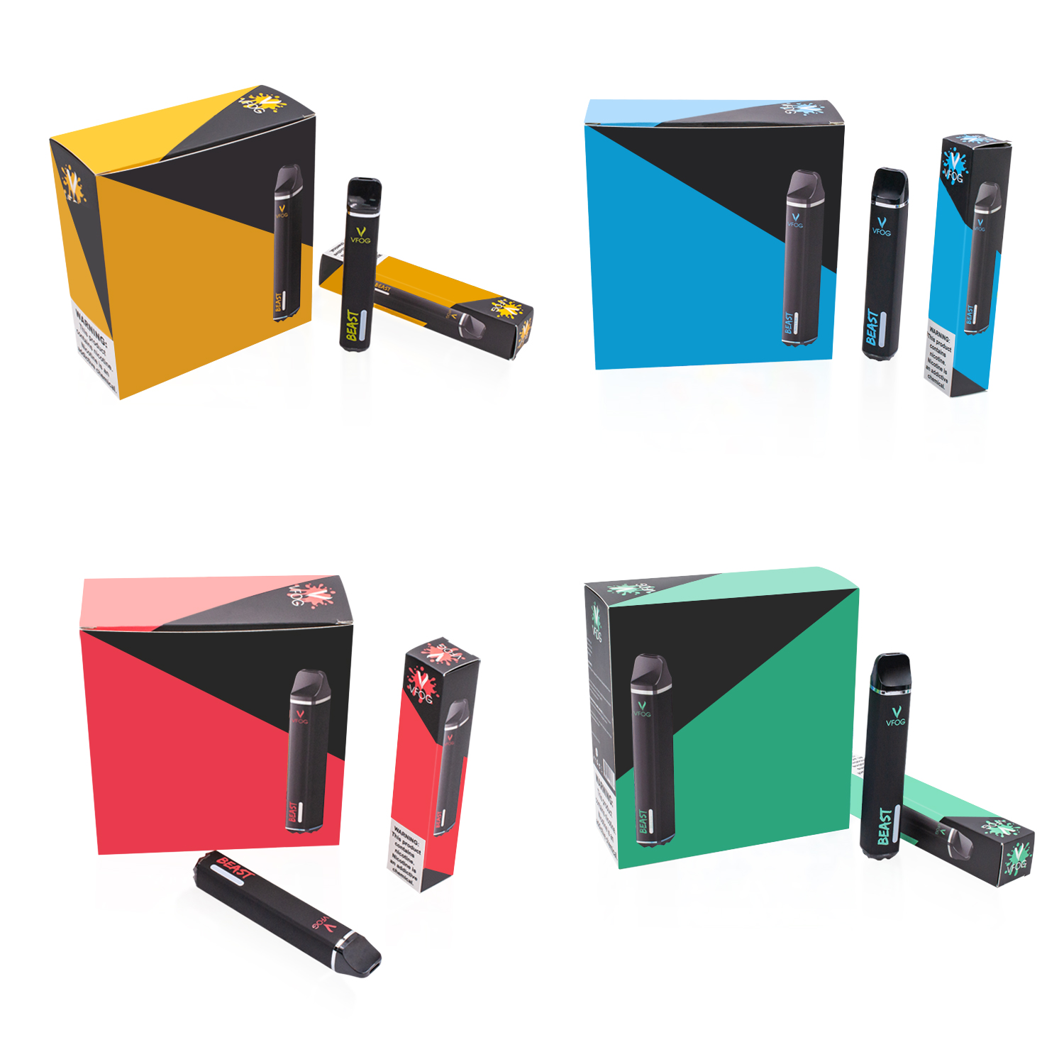 

VFOG Beast 2000 PUFFs XXL Disposable electronic cigarette Battery 1000mAh Capacity 6.8ML Portable Puff Bars E-Cigarettes Vaporizer