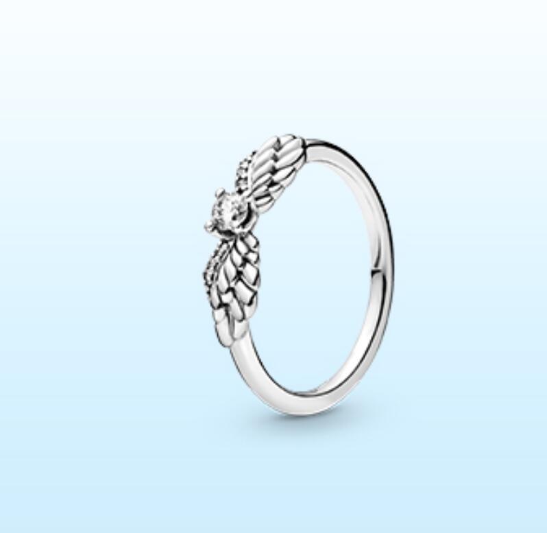 

High quality Sparkling Bow Ring Women Summer Jewelry for Pandora 925 Sterling Silver Party Rings with Original box set