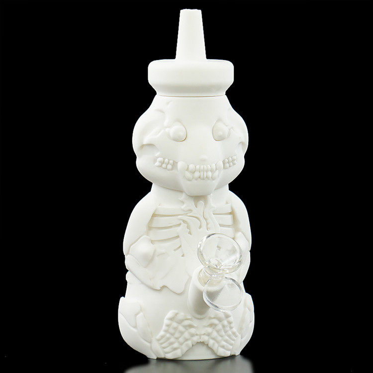 

Hookahs Bear water pipe silicone bong Dab Rig Glass smoking herb oil tobacco bongs Heady bubbler