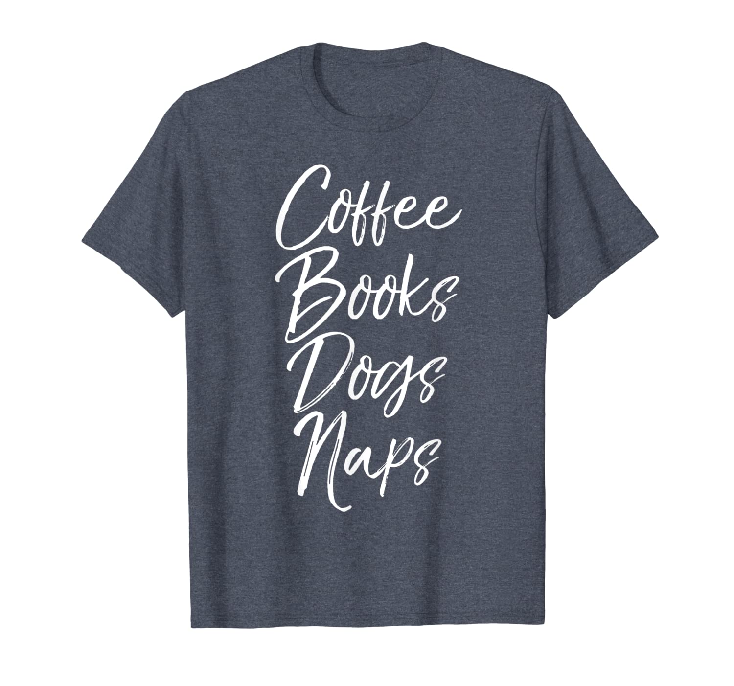

coffee books dogs naps shirt funny cute reading reader tee, White;black