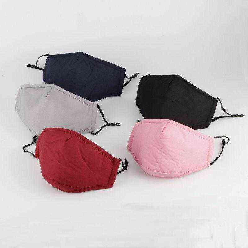 

anti dust face mask thicken mouth cover earloop pm2.5 rpirator anti-bacterial washable reusable cotton masks 5 color dhl