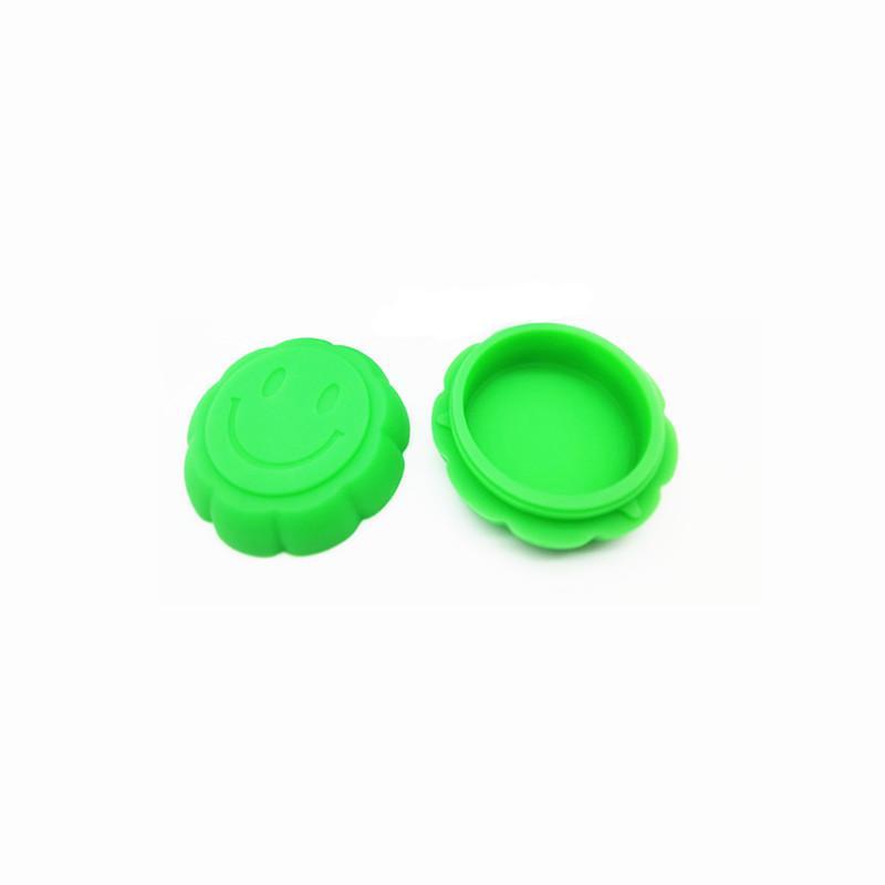

Smoking Pumpkin Shape Silicone Nonstick Wax 6ML rubber food grade dab tool storage jar oil holder for pot Containers