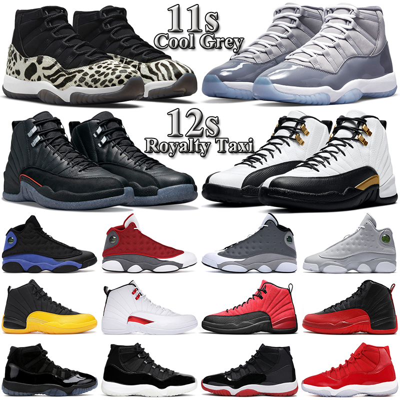 

With Box Mens Basketball Shoes Jumpman 11s Cool Grey 11 Concord Legend Blue 25th Anniversary 12s Royalty Taxi Utility 13s Hyper Royal men women trainers sneakers, 11s space jam