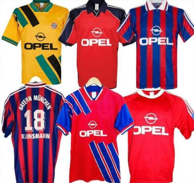 

Matthäus #10 1994 95 96 97 98 1999 2000 BaYern retro Soccer jerseys muNich 2001 2002 final ELBER zickle EFFENBERG Pizarro SCHOLL 1995 1997 Klinsmann football shirts, Yellow