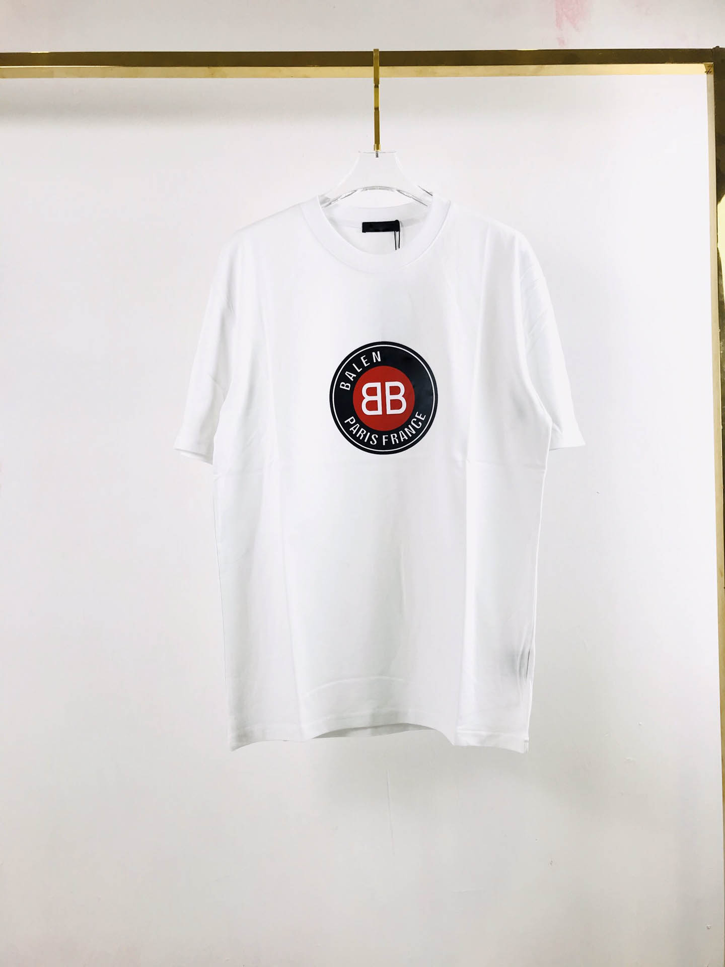 

2021SS Classic Logo Letter Printed Tee Men Women Casual Simple Loose T-Shirt Summer Short Sleeve High Street Tee Fashion HFYMTX814, White;black