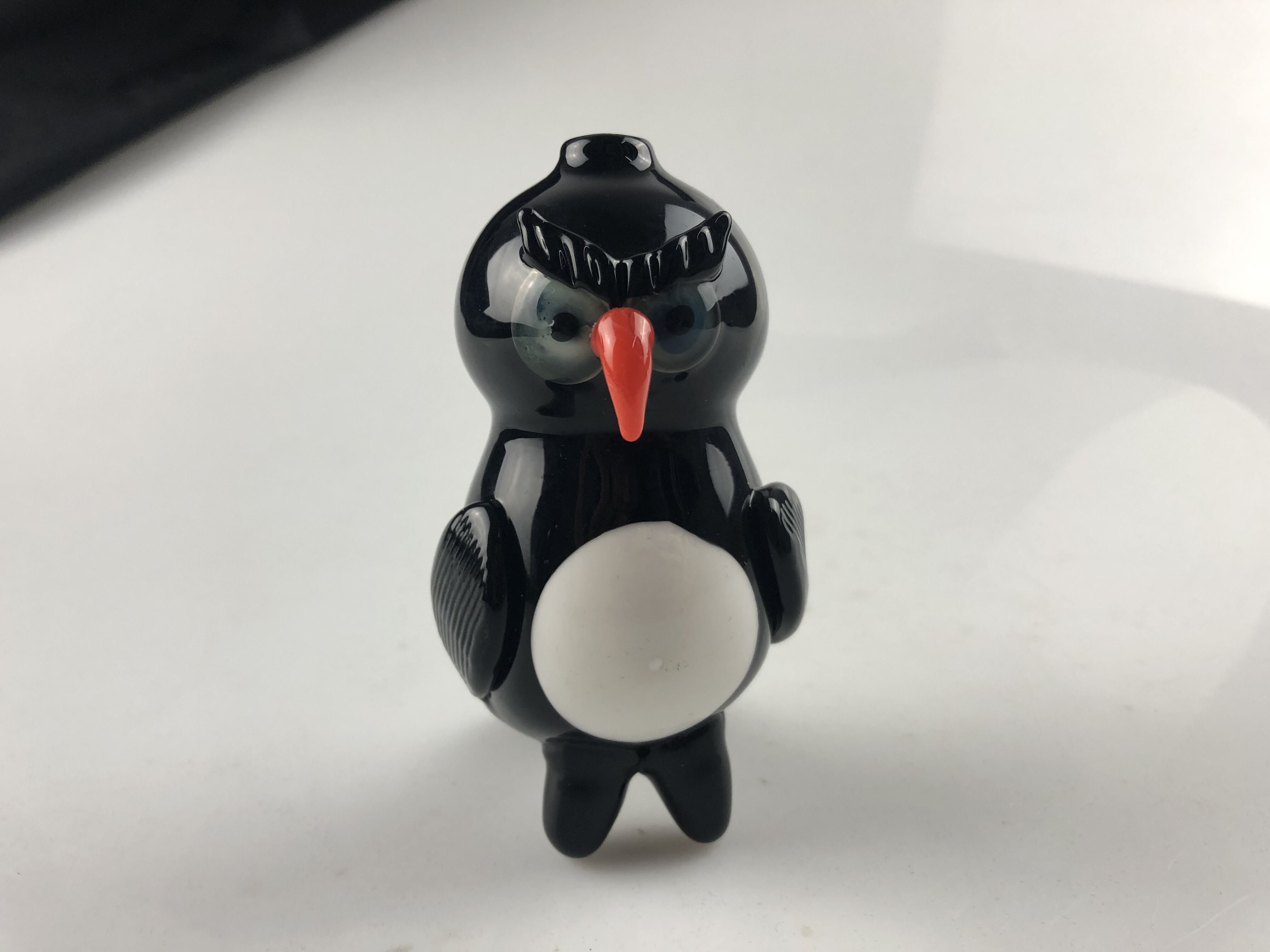 

Glass hookah pipe eagle-shaped height 10 cm, smoking set factory direct sales, price concessions