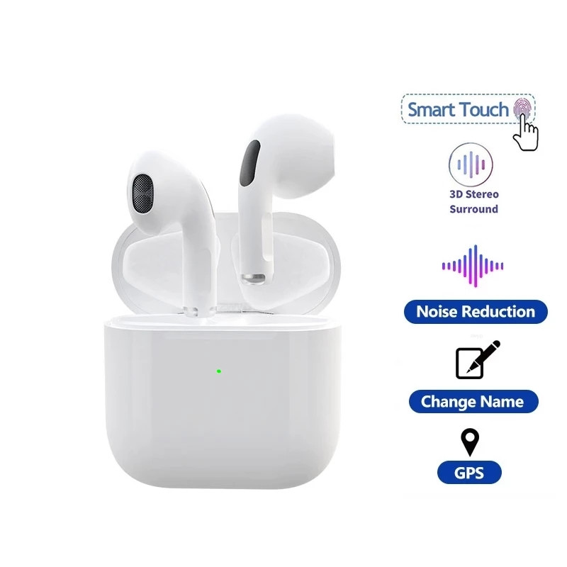 

Pro5 TWS Wireless Headsets Bluetooth Earphones Waterproof Music Headphones Business Headset Work on All Smartphones, White