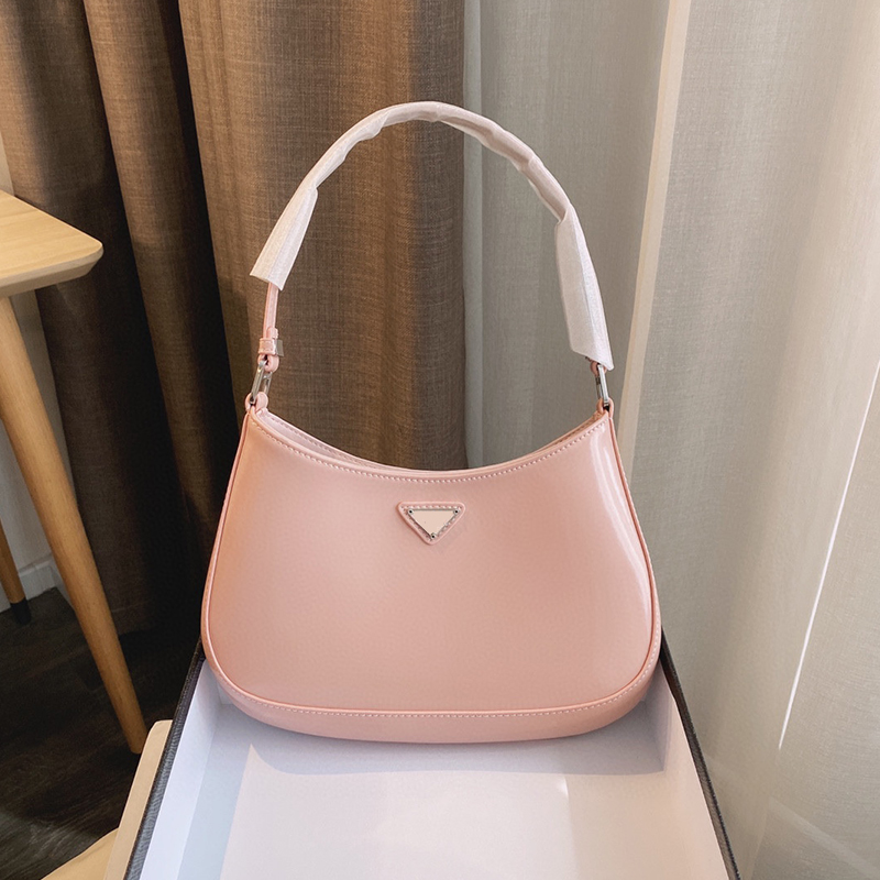 

5A Wholesale High Quality Woman Luxury Shoulder Bag Classic Brand Patent Leather Plain Christmas Underarm Hobo Bags 27 CM Fashion Lady 2021 Purses Designer Handbag, Box(not sold separately)