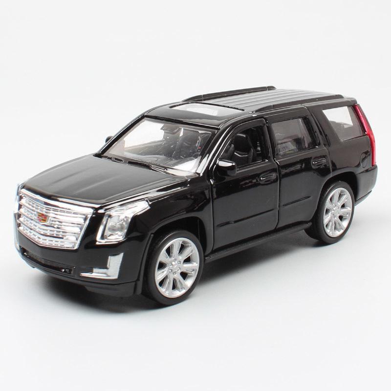 

1:36 Scale mini Cadillac Escalade GMT820 ESV luxury SUV metal welly cars vehicles diecast pull back model toy for kids gift