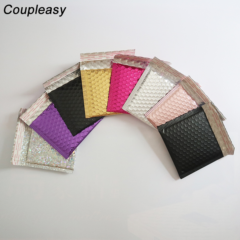 

100pcs 15x13cm Colorful Bubble Envelope Self Adhesive Bubble Mailer Bag Shipping Mailing Foam Envelopes Bags Business Supplies
