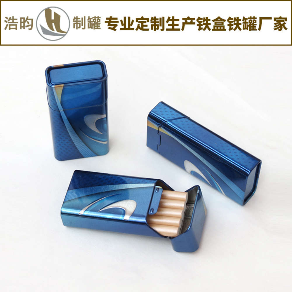 

Cigarette case Production all kinds of iron ashtray metal boxes, tinplate 10 pack cigarette boxes