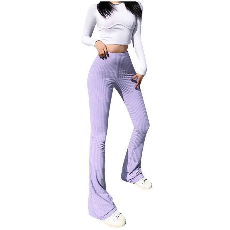 

Women' Pants & Capris Fashion Solid Color Skinny High Waist Micro Cut Trousers Casual Streetwear Pantalon Femme Taille Haute, Brown