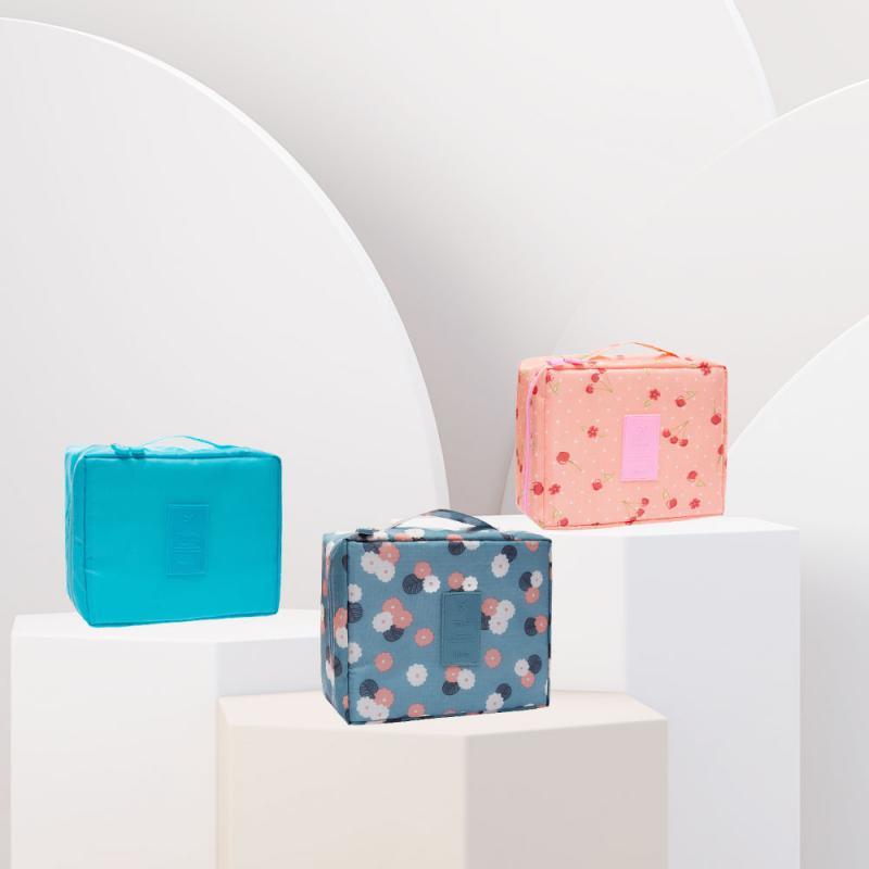 

Storage Boxes & Bins Organizer Women Makeup Bags Travel Cosmetic Bag Toiletries Waterproof Hanging Bathroom Kawaii