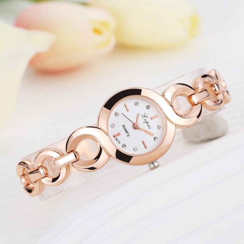 

Wristwatches Ladies Watch Dress Zegarek Damski 2021 Fashion Classic Women's Watches Diamond Gold Wrist Clock