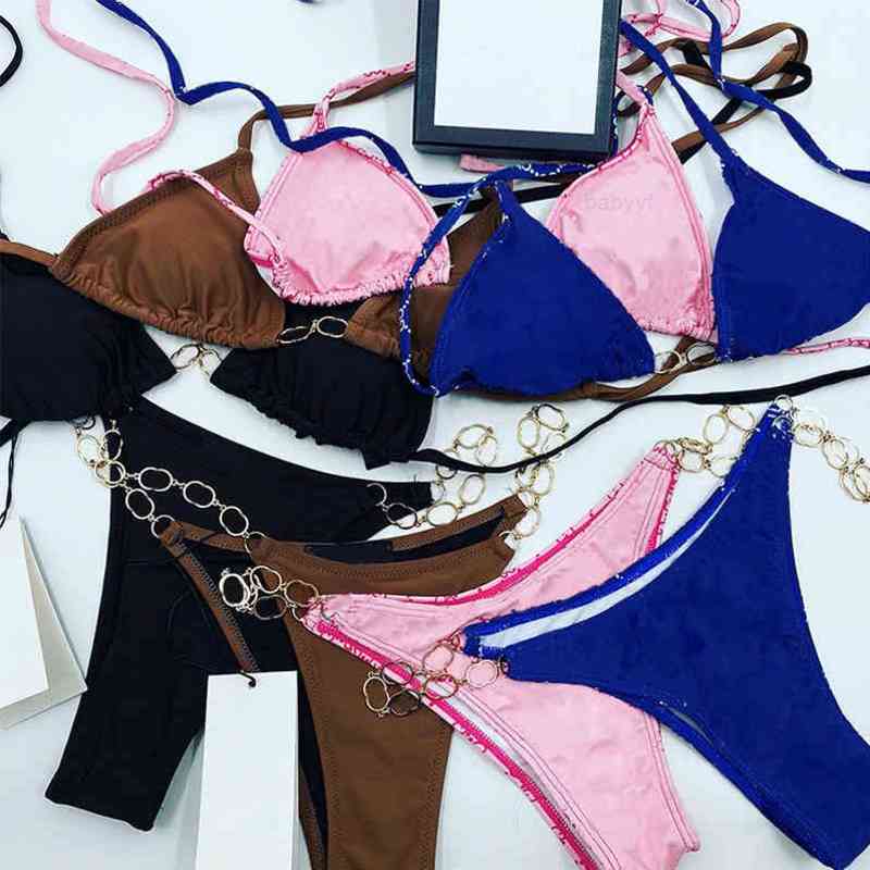

Fashion sexy Figure with ladies summer swimwear bikini all kinds of high quality beautiful swimsuit -XLU9WSi, G-black chain