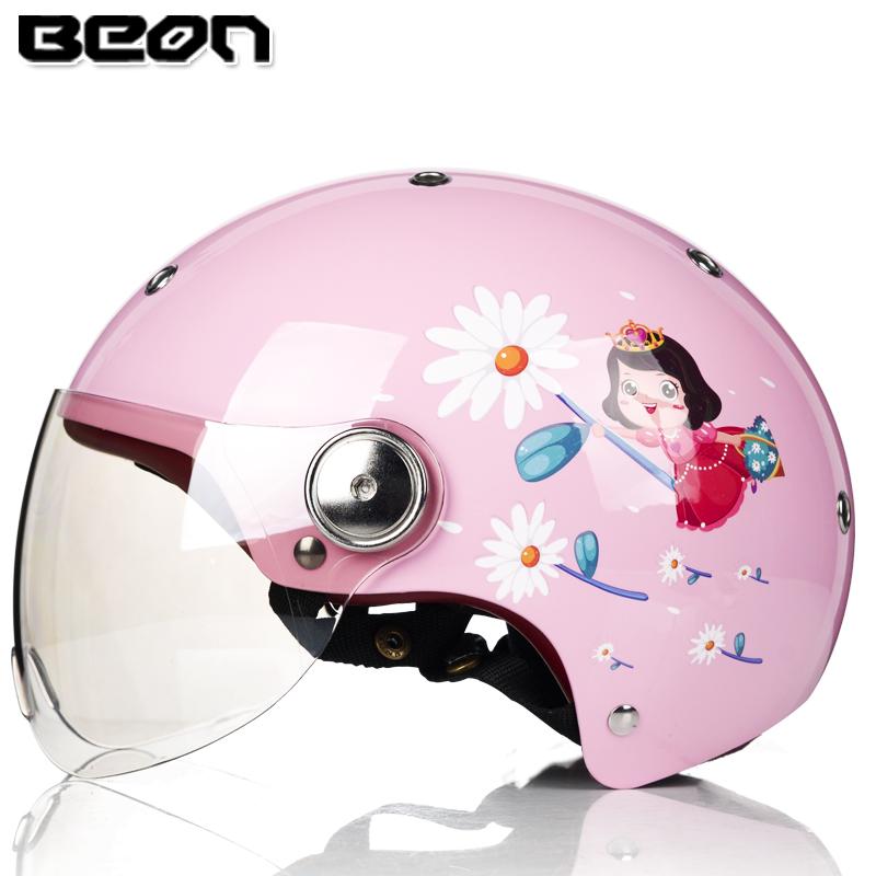 

Motorcycle Helmets BEON Half Face Helmet Woman Bicycle Vehicles Winter Riding Casco Motorbike Protection Cycling Safety Thermal, 25