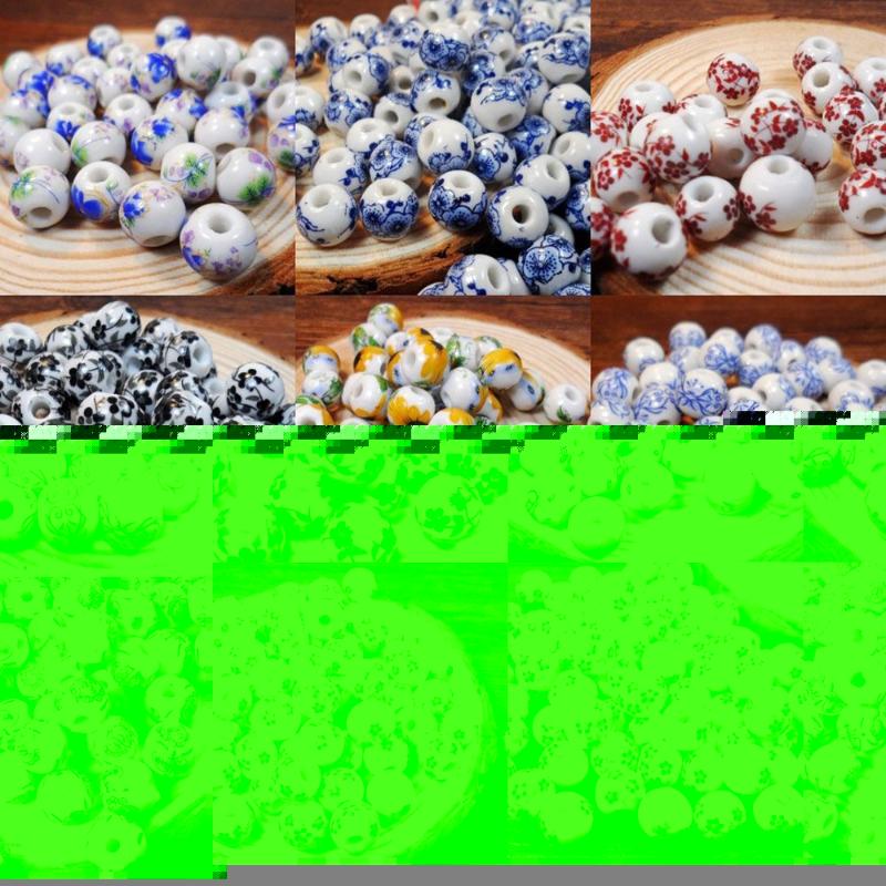 

Other 50PCS Women Decoration Multifunction Handmade Party Supplies DIY Making Jewelry Bracelet Tools Ceramic Beads