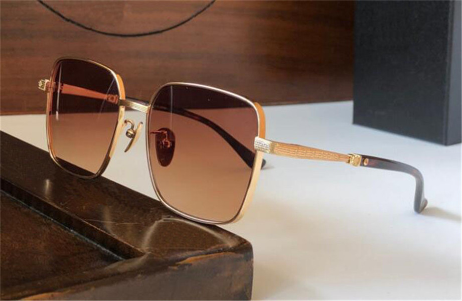 

fashion design K gold sunglasses 8024 square frame man popular and simple style classic modeling versatile outdoor uv400 protective glasses