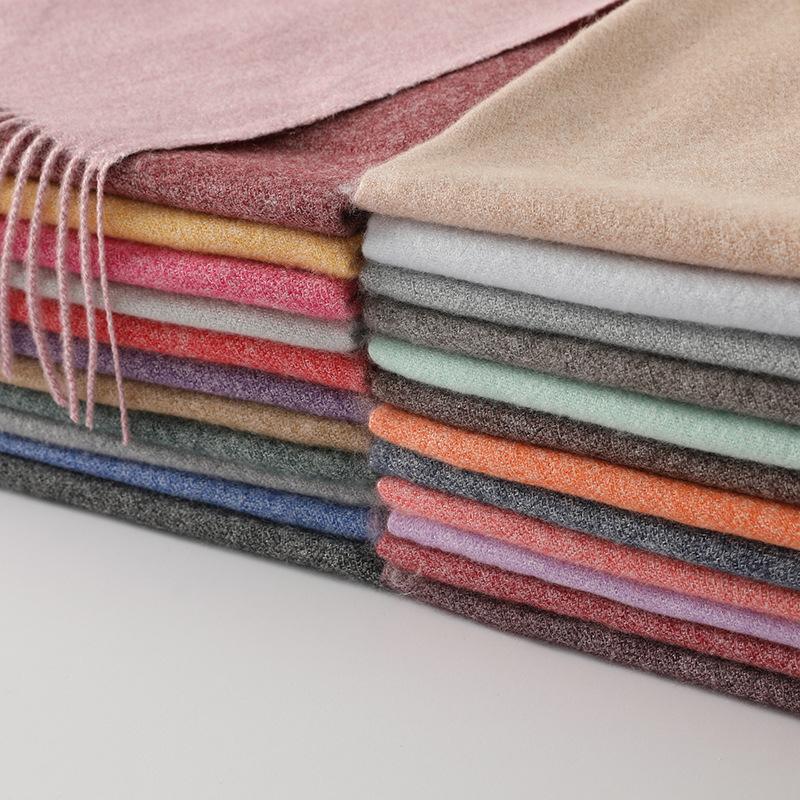 

Scarves Girita Women Winter Scarf Pure Cashmere Thick Neck Warm Headband Hijab Lady Shawls Wraps Blanket Pashmina Female Echarpe