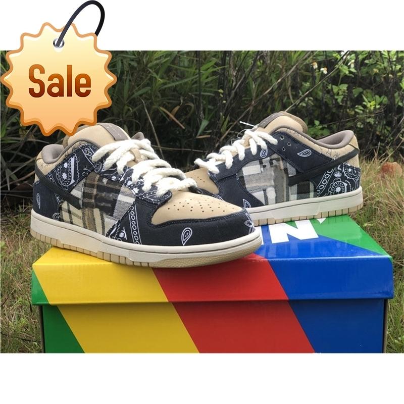 

2022 Man Women Sb Beige Scotts Shoes Parachute Petra Travis Ct5053 -001 Low Brown Black Sports Basketball Sneakers U K Y H, As picture show