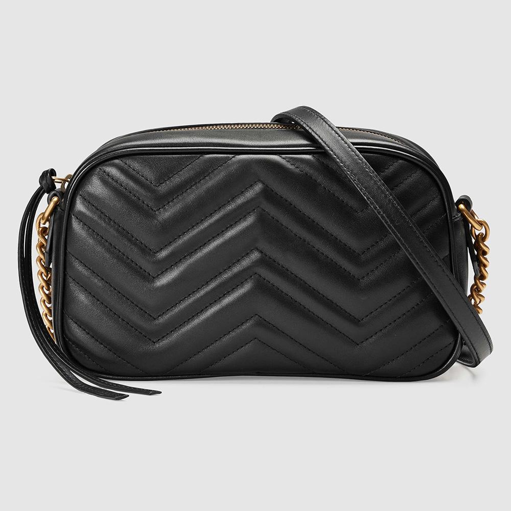 

2020 High Quality Women Handbags Gold Chain Crossbody Soho Bag Disco Newest style Most popular handbags feminina small bag wallet 21CM, Black