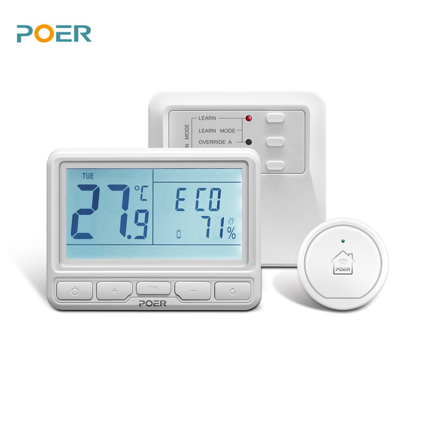 

Thermoregulator programmable wireless room digital wifi smart thermostat temperature controller for boiler floor water heating