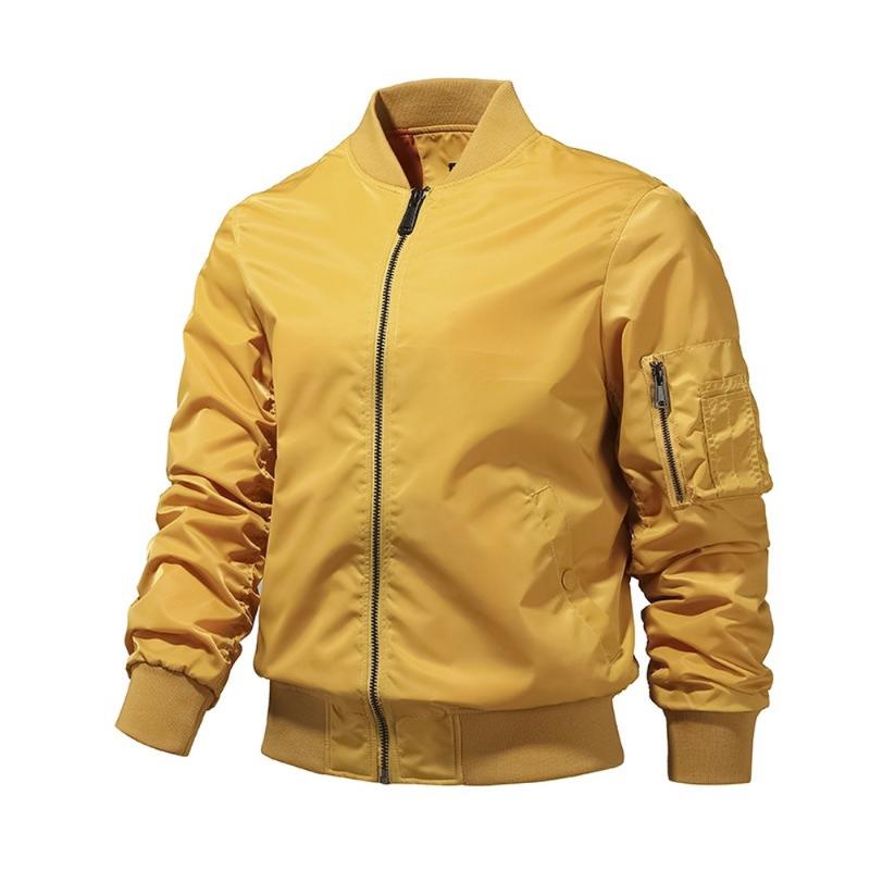 

Men's Jackets Spring Jacket Men Bomber Slim Fit Solid Casual Coat Fashion Lightweight Streewear Military Plus Size 5XL, Black;brown