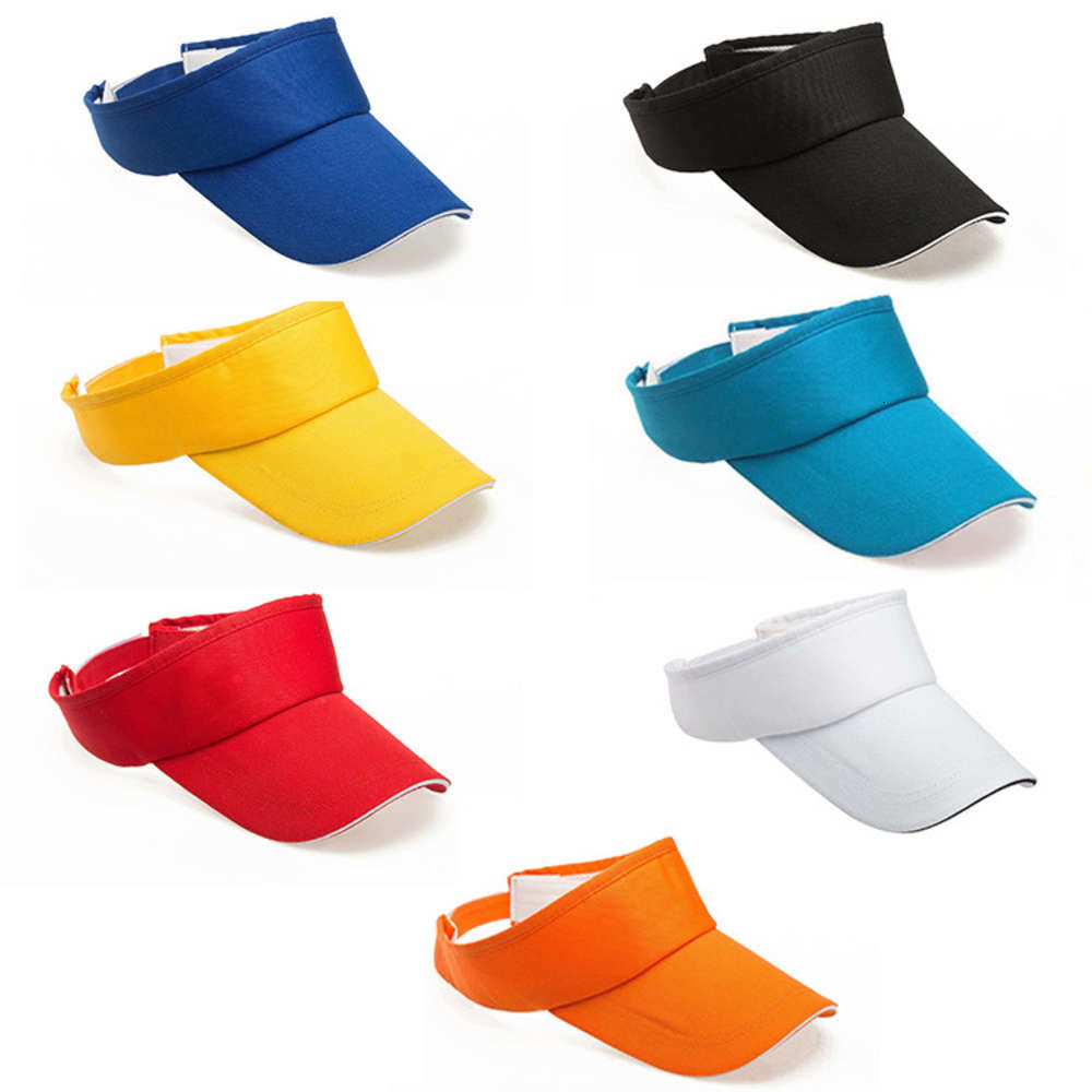

Sun outdoor sunshade advertising sunscreen travel cap embroidery, Yellow