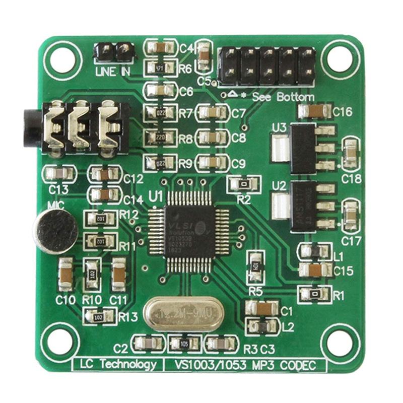 

& MP4 Players VS1053 MP3 Module Development Board With On-Board Recording Function SPI Interface