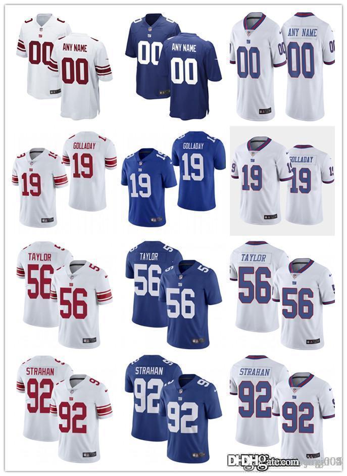 

Men Women Youth NewYorkGiants19 Kenny Golladay 8 Daniel Jones 56 Lawrence Taylor 92 Michael Strahan custom Football Jersey, Black;red