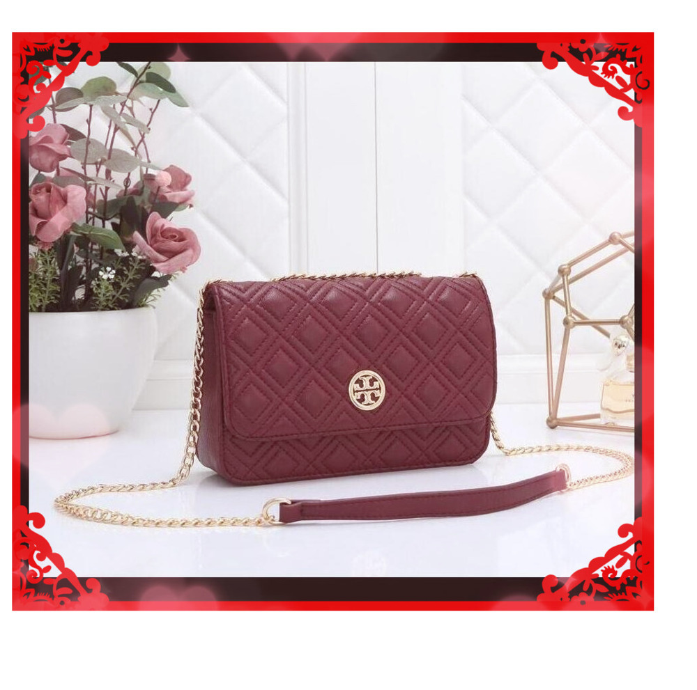 

2021 Fashion Womenbag tory handbag Messenger bag burch shoulder Crossbody bag purse jm021, Red;black